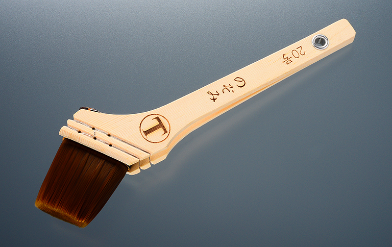 大塚刷毛　マルテー　筋交いハケ　20号,10号。2本セット 大塚刷毛 マルテー 筋交いハケ 20号,10号。2本セット 筑波 ダメ込 筋