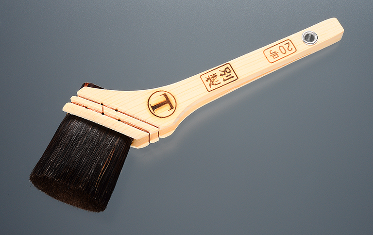 大塚刷毛　マルテー 筋交いハケ(　熊毛　）　2種2本セット 大塚刷毛 マルテー 筋交いハケ( 熊毛 ） 2種2本セット 大塚刷毛