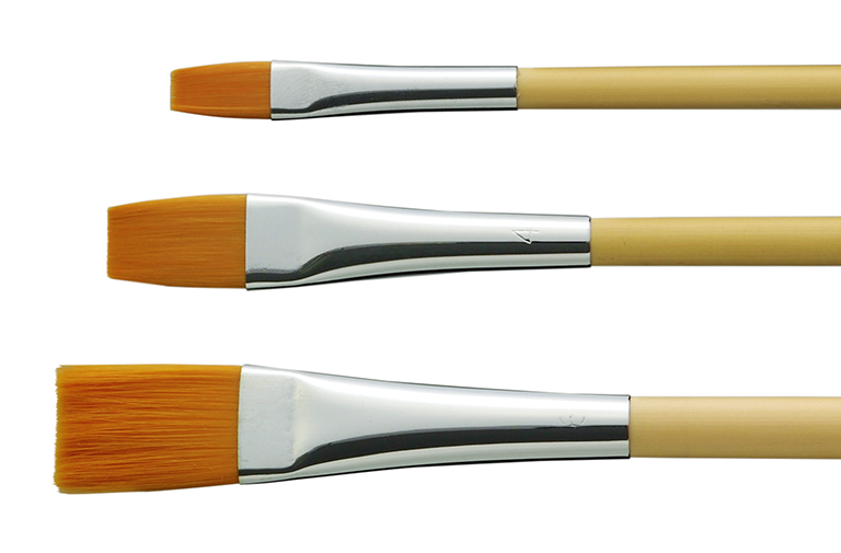 マルテー特撰ナイロン平筆 ｜大塚刷毛製造株式会社公式