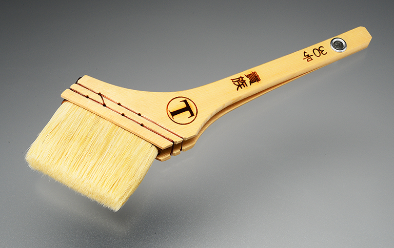 大塚刷毛　マルテー 筋交いハケ(　熊毛　）　2種2本セット 大塚刷毛 マルテー 筋交いハケ( 熊毛 ） 2種2本セット 大塚刷毛