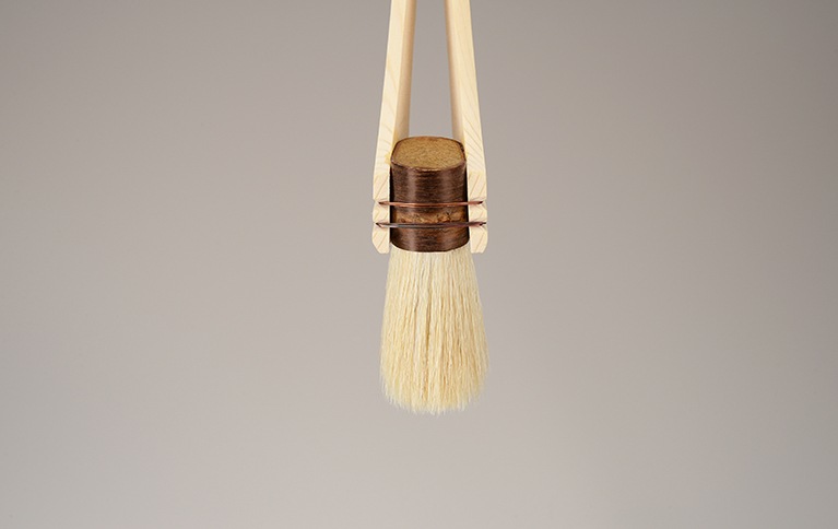 大塚刷毛 マルテー 筋交いハケ( 熊毛 ） 2種2本セット 大塚刷毛