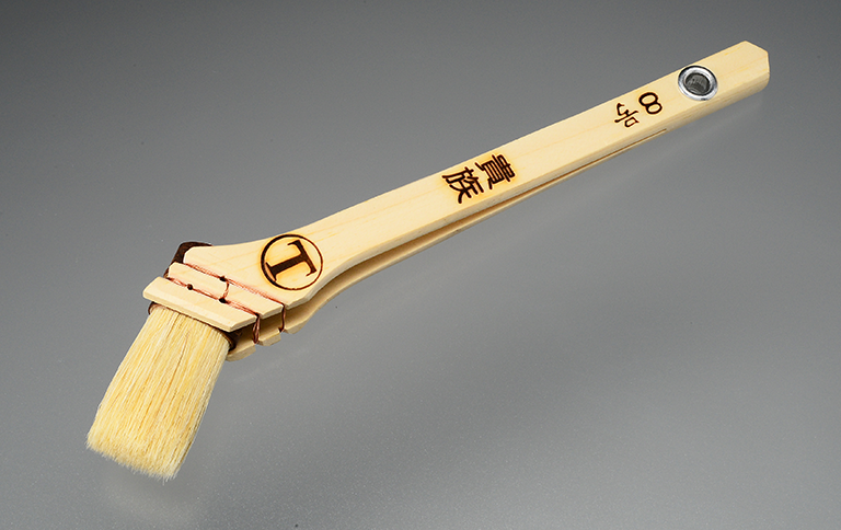大塚刷毛　マルテー　筋交いハケ　20号,10号。2本セット 大塚刷毛 マルテー 筋交いハケ 20号,10号。2本セット 大塚刷毛