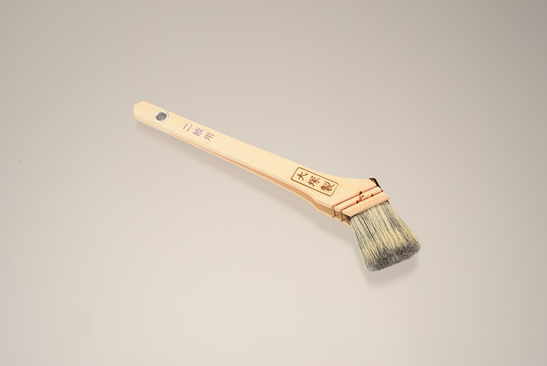 大塚刷毛 マルテー 筋交いハケ( 熊毛 ） 2種2本セット 大塚刷毛