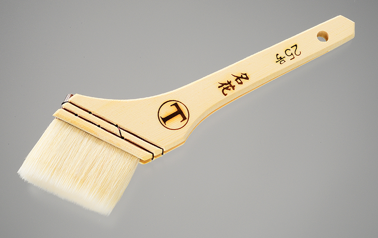 大塚刷毛マルテー 筋交いハケ(熊毛）2種2本セット