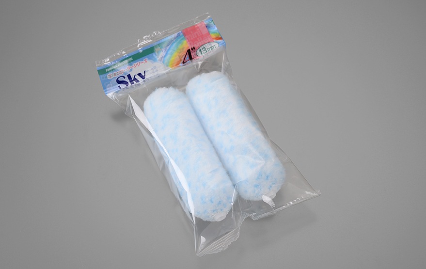 まるみ スカイブルー XSサイズ ミニローラー スカイ 13ミリ (2本パック) |大塚刷毛製造株式