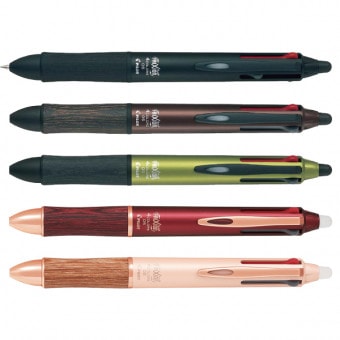 [PILOT���ѥ����å�]��¿���ܡ���ڥ�FRIXION��եꥯ������ܡ���4��WOOD�㥦�åɡ䡡���륤�󥭥ܡ���ڥ�0.5mm��4���ʹ����֡��ġ��Сˡ�LKFB-3SEF