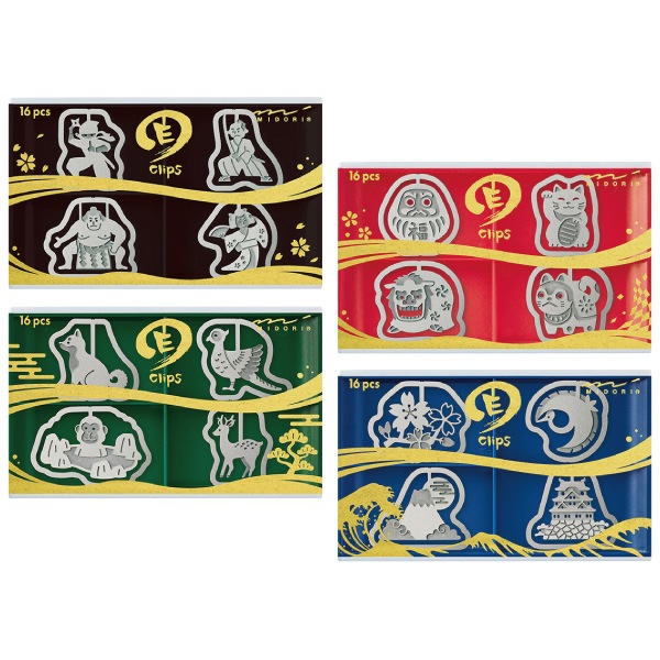 MIDORI ミドリ／デザインフィル] デザインゼムクリップ E clips