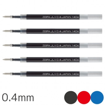 ��[ZEBRA�����֥�]�������륤�󥯥ܡ���ڥ��ؿġ�JLV-0.4�ġ������������󥯡�Ķ�˺�0.4mm��RJLV4��5�ܥ��å�