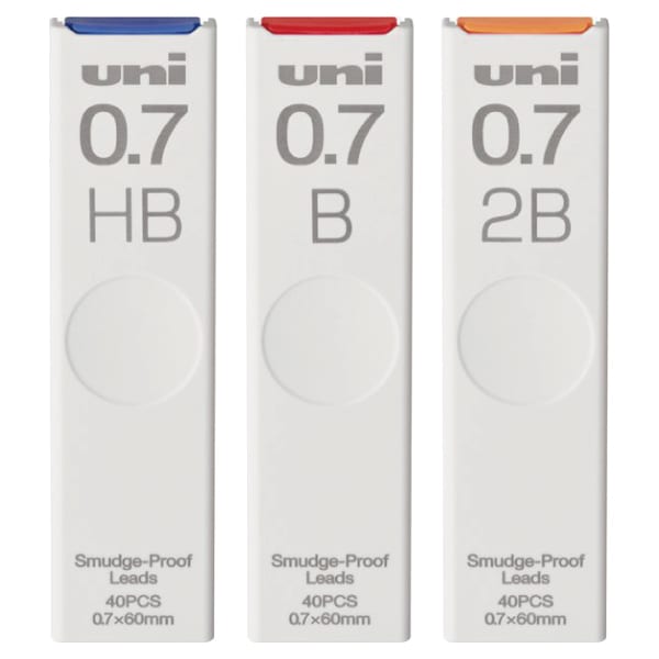 ☆[MITSUBISHI 三菱鉛筆] シャープペンシル替芯 uni＜ユニ＞ 芯径：0.7