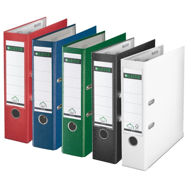 [LEITZ ライツ] Lever arch file＜レバーアーチファイル＞ A4サイズ タテ型 2穴とじ 背幅81mm 101050