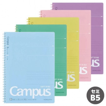 ��[KOKUYO��������]��Campus�㥭���ѥ��䥽�եȥ�󥰥Ρ��ȡʥɥå���������ˡʥ��åȥ��աˡ�6��ʥ���B5�˥��Ʒ���6mm�沣�ӡ�B�ӡˡʥɥå������34�ԡ�40�硡��-S111BT