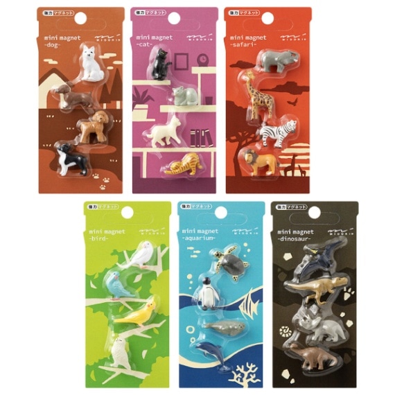 MIDORI ミドリ／デザインフィル] ミニマグネット 4個入り ネオジム磁石