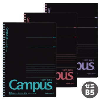 ��[KOKUYO��������]��Campus�㥭���ѥ��䥽�եȥ�󥰥Ρ��ȡʥɥå���������ˡʥ��åȥ��աˡ�6��ʥ���B5�˥��Ʒ���6mm�沣�ӡʥɥå������34�ԡ�40�硡�֥�å��ϥ��顼ɽ�桡��-S111BT-D