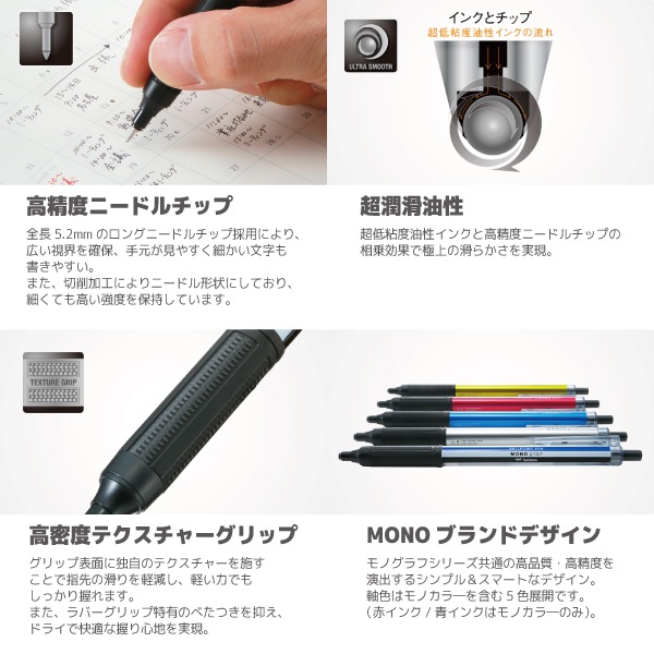 ��[TOMBOW���ȥ�ܱ�ɮ]�������ܡ���ڥ�MONO graph Lite���Υ���ե饤�ȡ䡡�ķ¡�0.5mm������ݥ������顼����BC-MGLE
