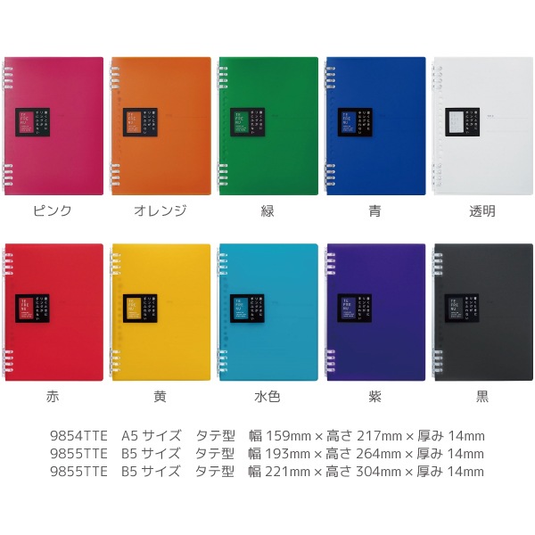 [KING JIM󥰥]󥰥ΡȡTEFRENUƥե졼̡䡡顼ƩPPɽ桡A4Ʒ15硡9856TTE