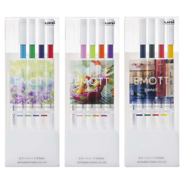 [MITSUBISHI����ɩ��ɮ]�����顼�ĥ��㡼�ץڥ󥷥롡EMOTT�㥨��åȡ�pencil���������ȡ�0.9mm��4����1�ܡ��ؿĥ��åȡ�M9-EM 4CL