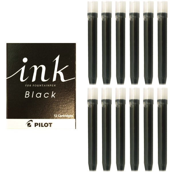 ☆[PILOT パイロット] 万年筆カートリッジインキ 12本入り IRF-12S