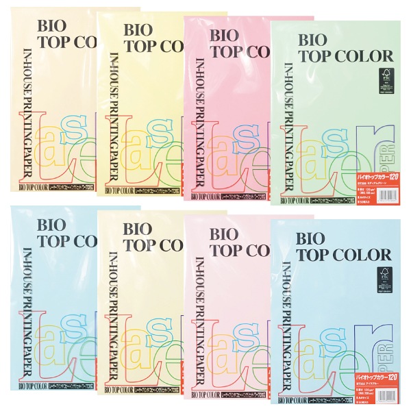 ☆[itoya 伊東屋] mondi＜モンディ＞ OA用紙 BIO TOP COLOR＜バイオトップカラー＞ A4サイズ 120g／m2 50枚  両面印刷対応 BT3 紙製品 丸善文具店 名古屋の老舗文具店