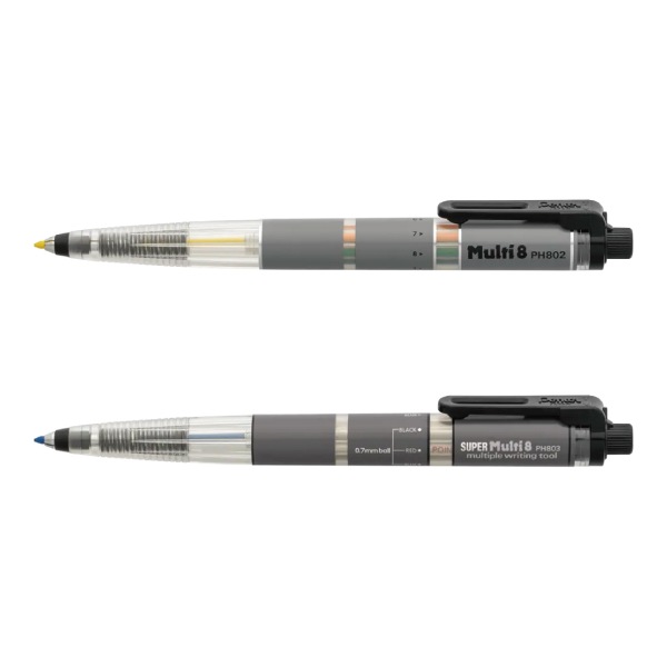[Pentel ぺんてる] ホルダー式シャープペンシル Multi8＜マルチ8＞XPH802／SUPER Multi8＜スーパーマルチ8 ...