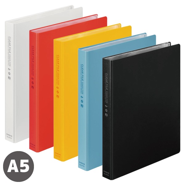 KING JIM キングジム] クリアファイル チャックタイプ A5サイズ タテ型