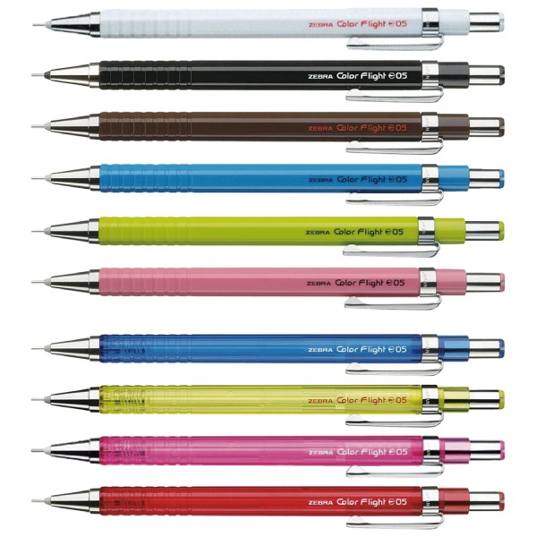 a*m様 【ディメンションゼロ】シェカラート　3枚 ZEBRA ゼブラ] シャープペンシル Color Flight＜カラーフライト＞ 芯径