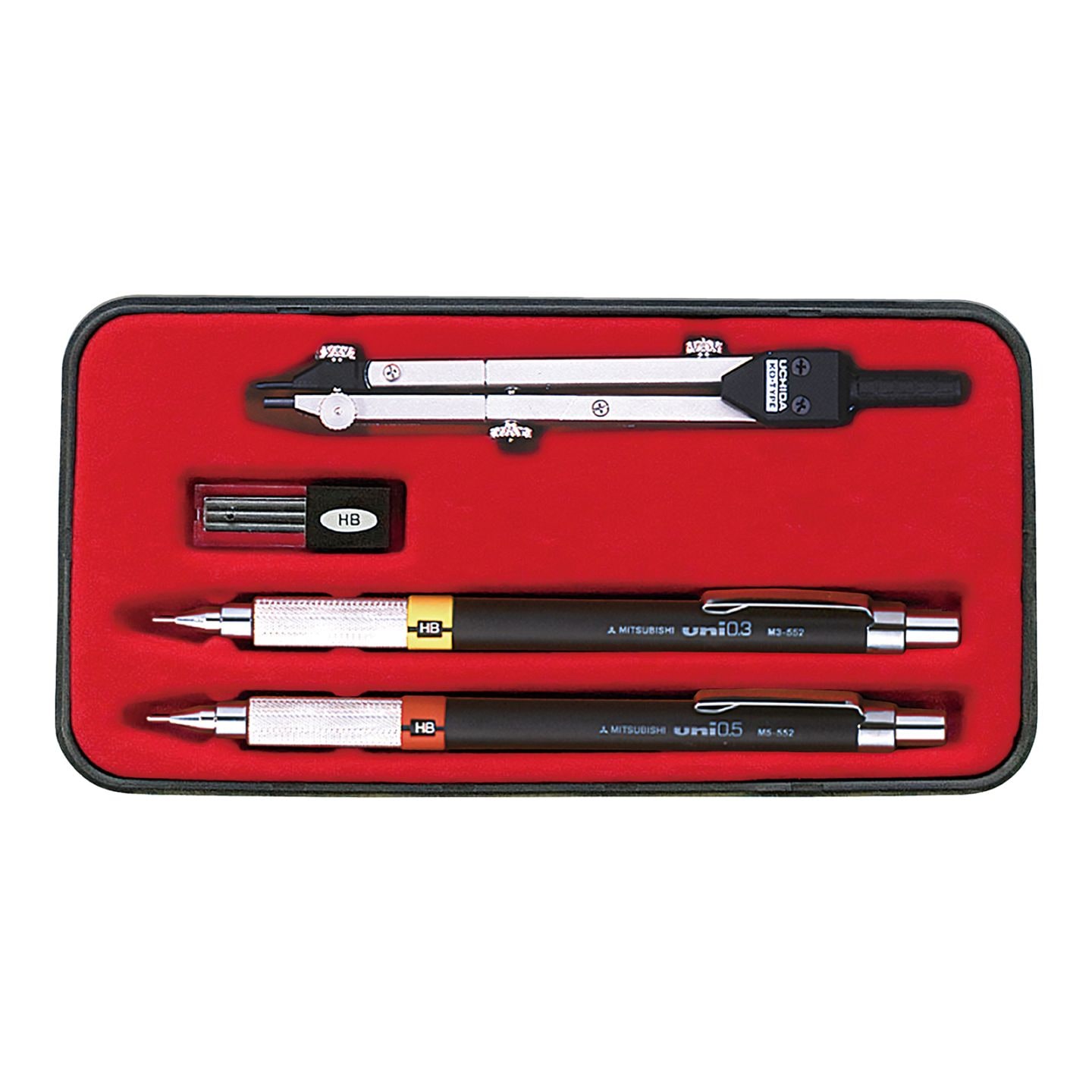 010-0009／SE5品組 鉛筆製図セット