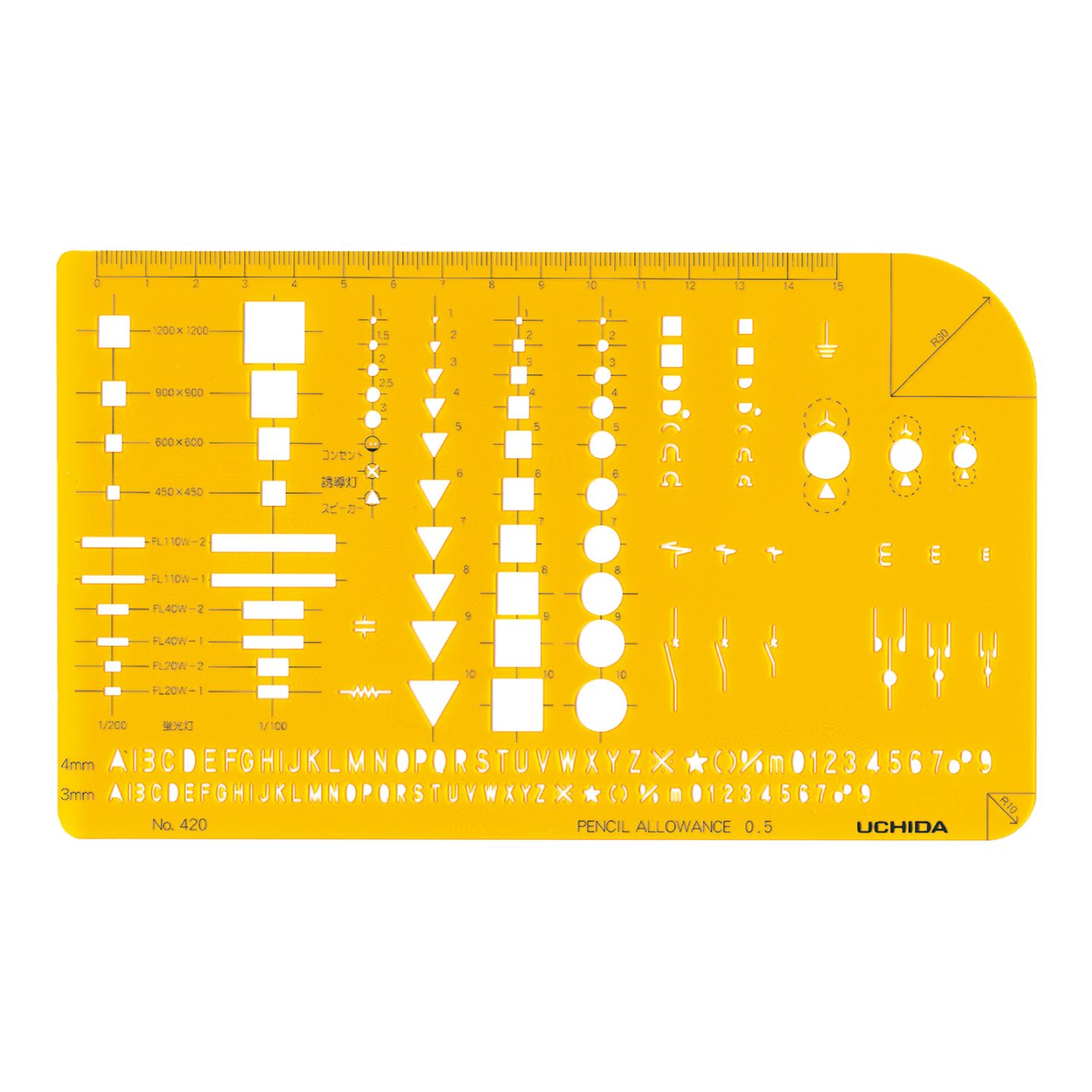 012-0003／テンプレート NO.420 電気記号