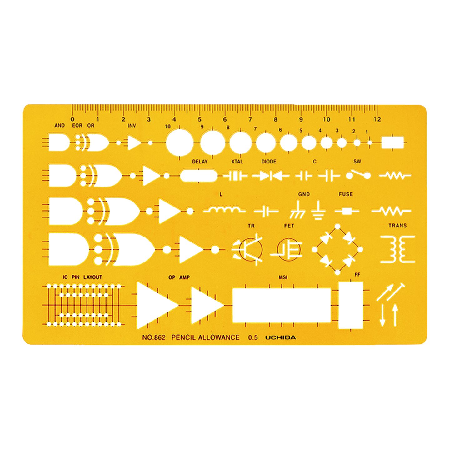 012-0007／テンプレート NO.862 論理設計定規