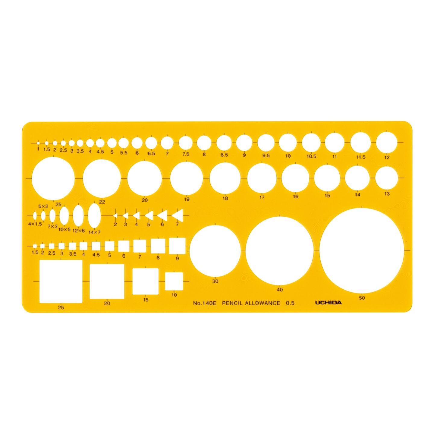 012-0014／テンプレート NO.140E 建築士・受験者用定規