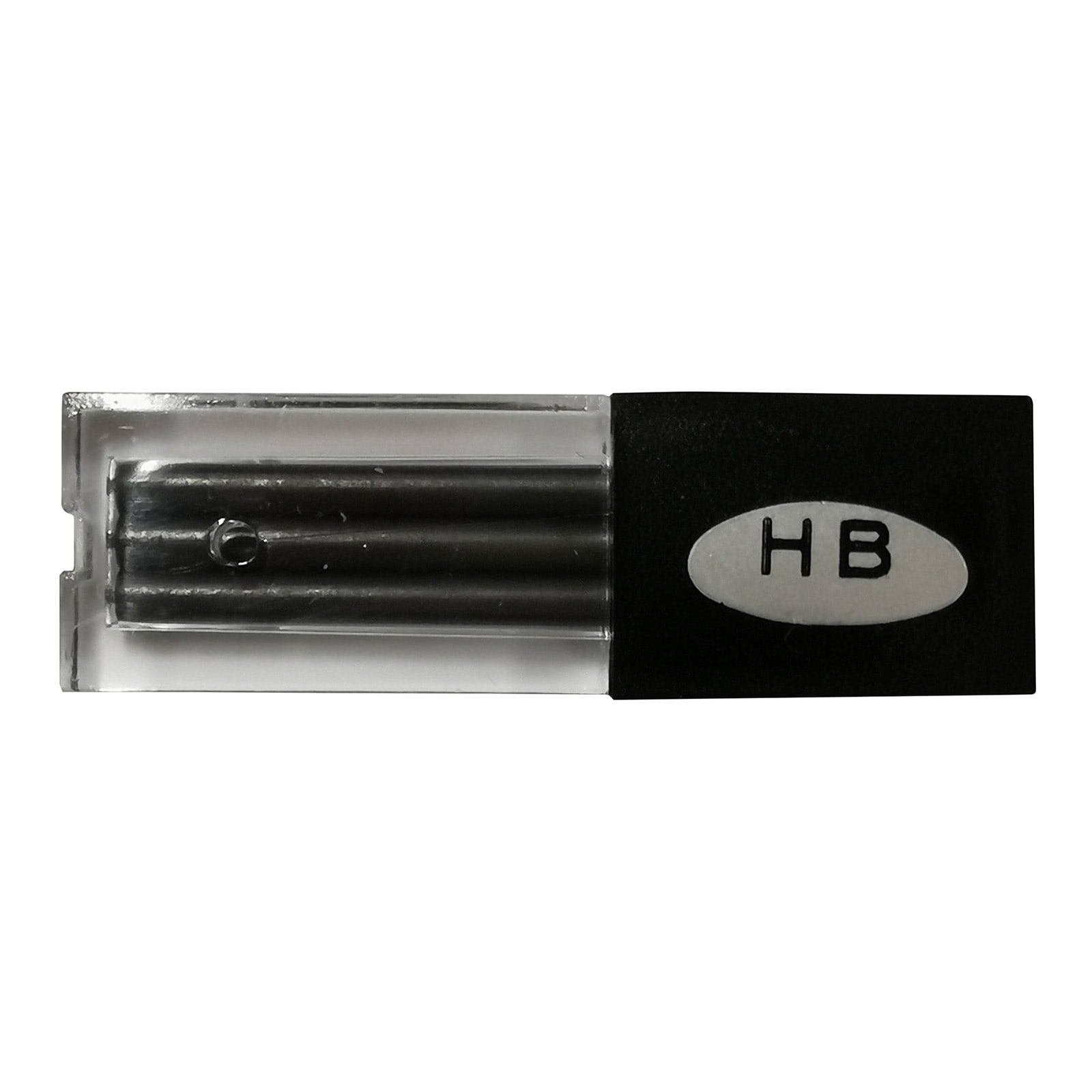 013-0033／コンパス芯（2mm）長さ30mm HB 角ケース