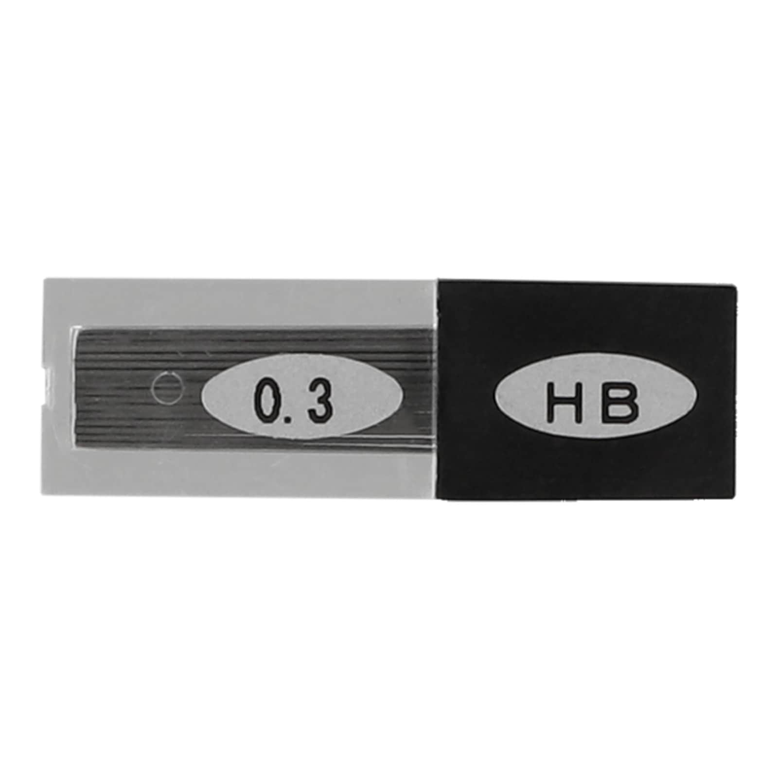 013-0034／コンパス芯（0.3mm）長さ20mm HB 角ケース