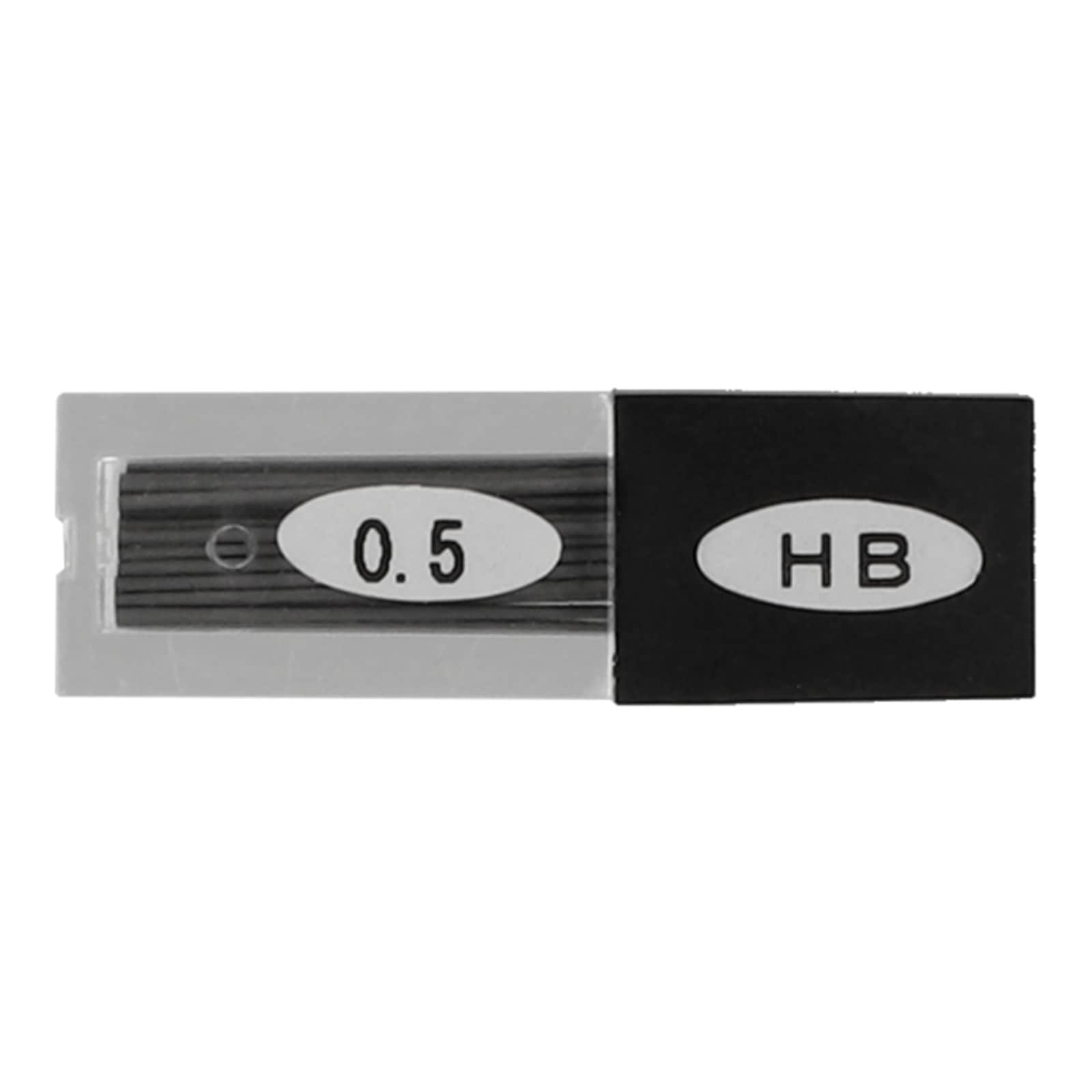 013-0035／コンパス芯（0.5mm）長さ20mm HB 角ケース