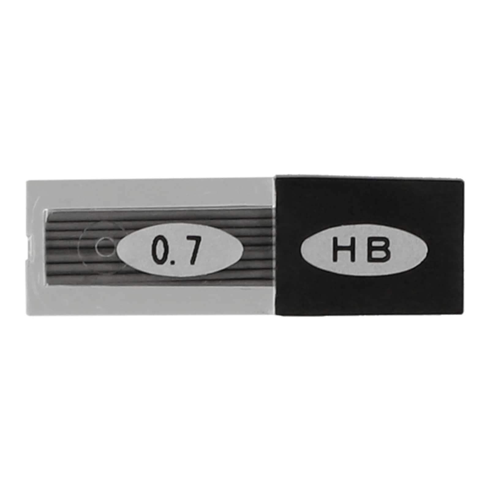 013-0036／コンパス芯（0.7mm）長さ20mm HB 角ケース