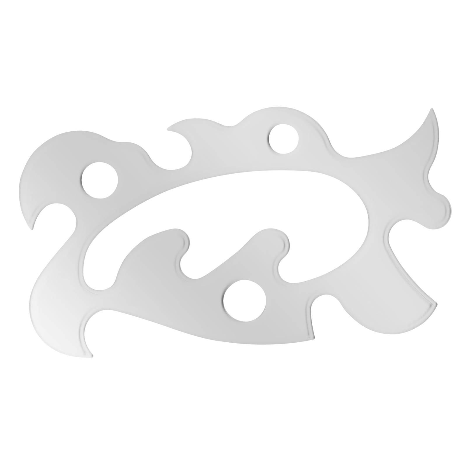 014-0017/万能雲型定規 エッジ付 小型