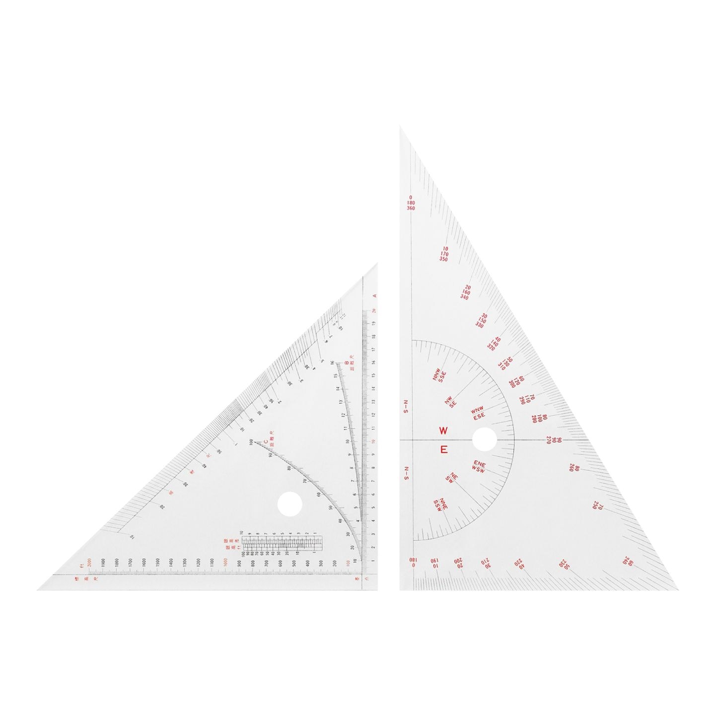 014-0055/井上式三角定規 35cm×3mm