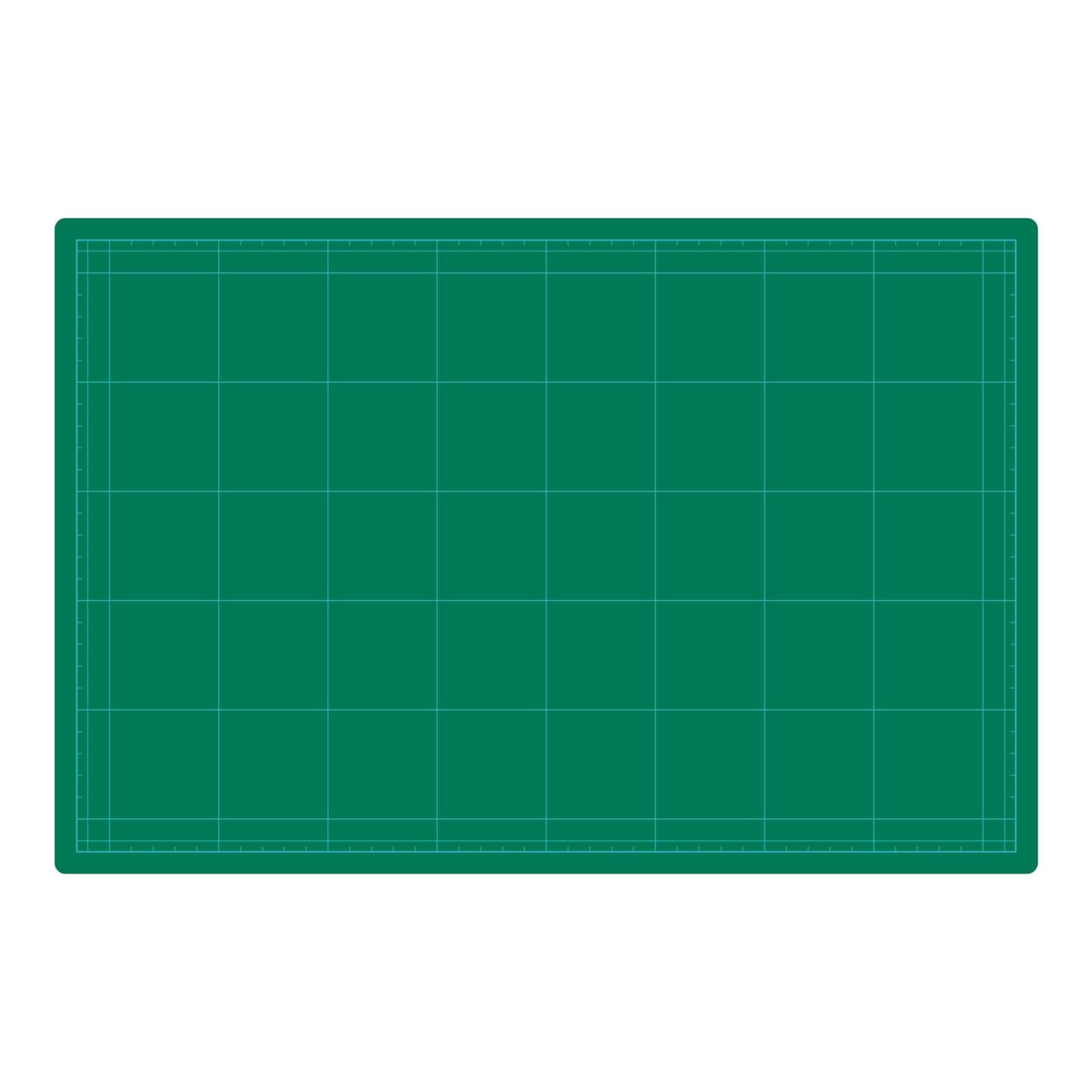 014-0070／カッティングマット コスト対応 両面 A3 グリーン