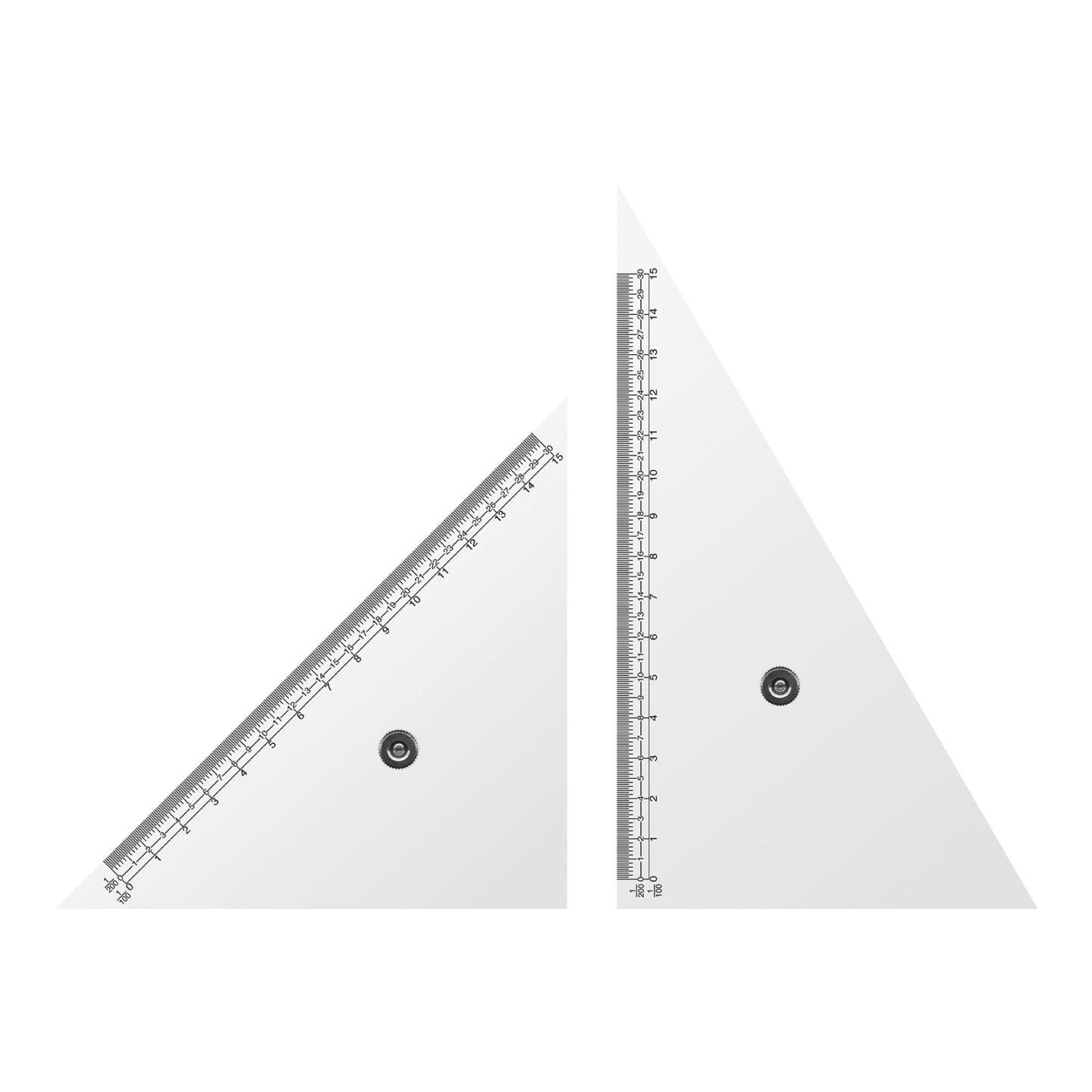 014-0253/ツマミ付き三角定規 18cm×3mm