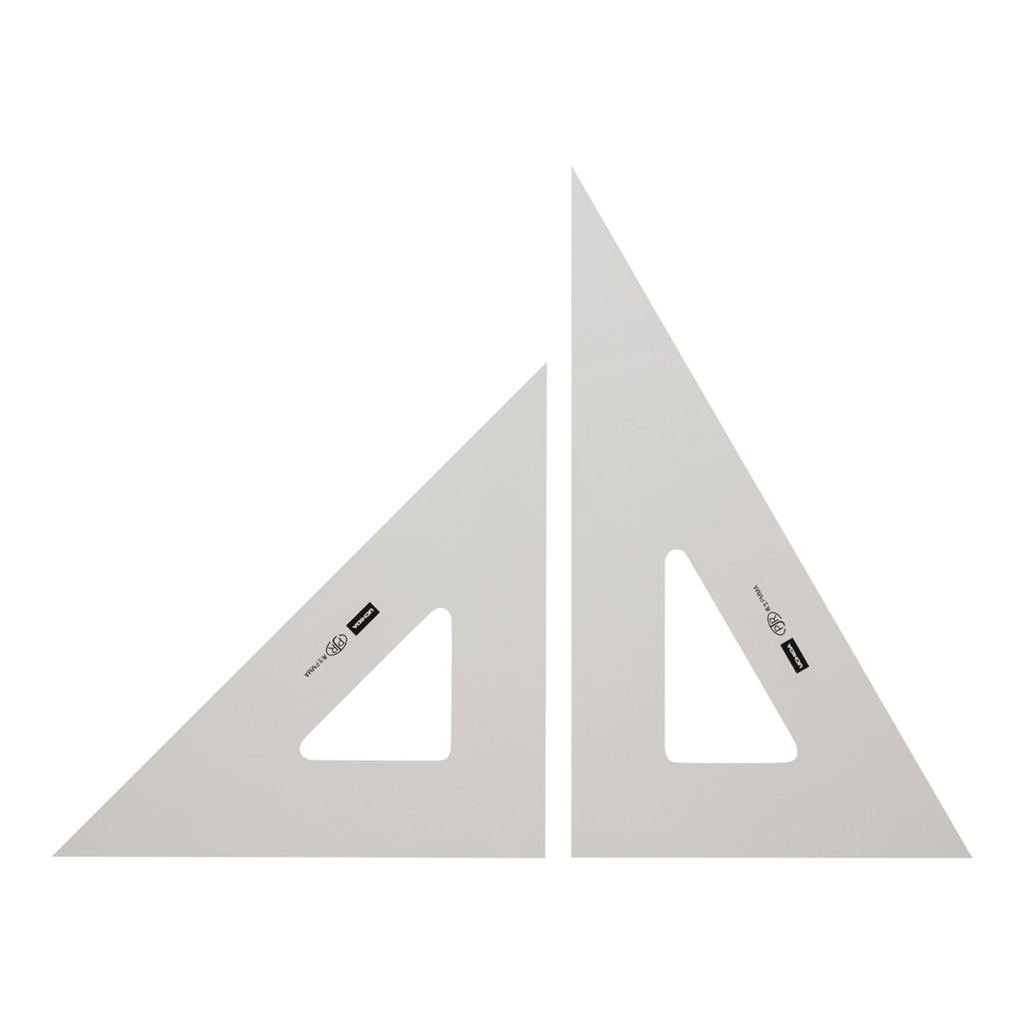 1-809-3030／三角定規 30cm×3mm 目盛りなし