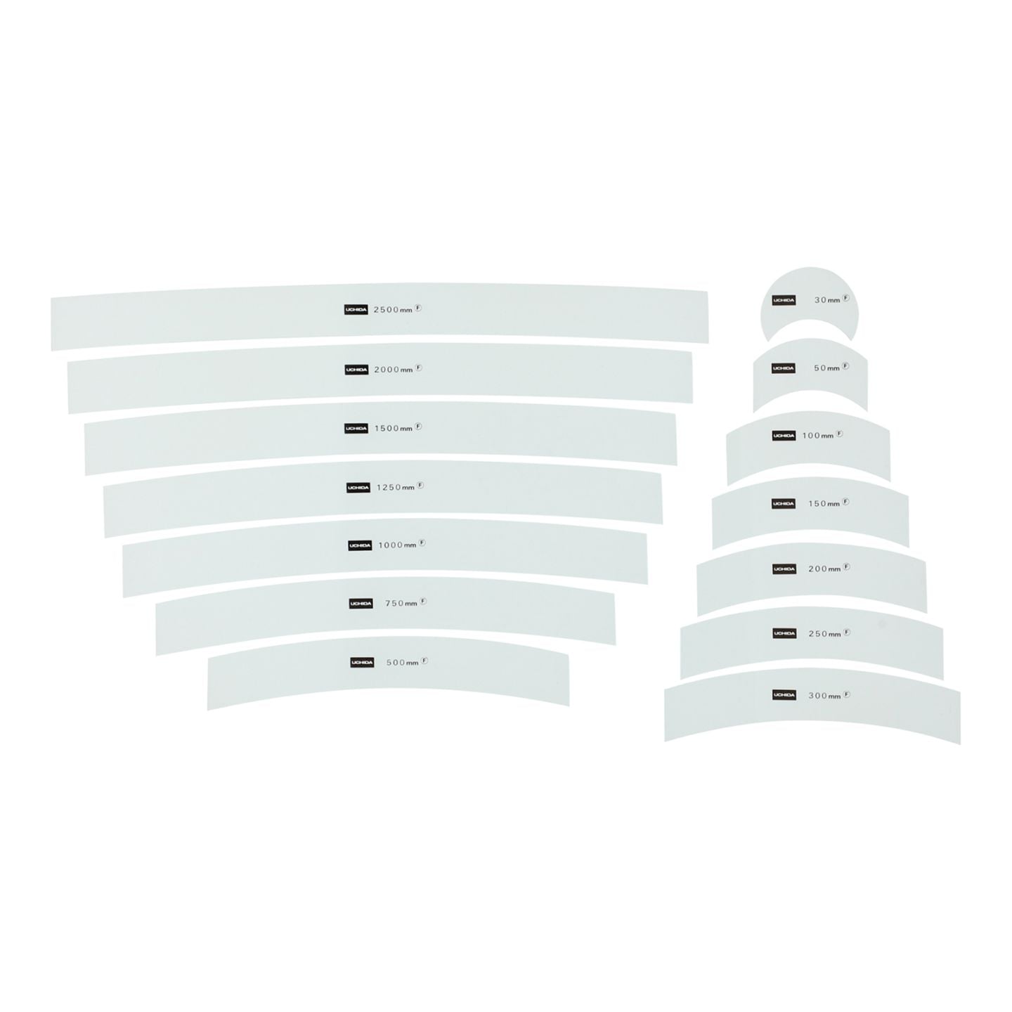 1-816-0050／アール定規 50枚組