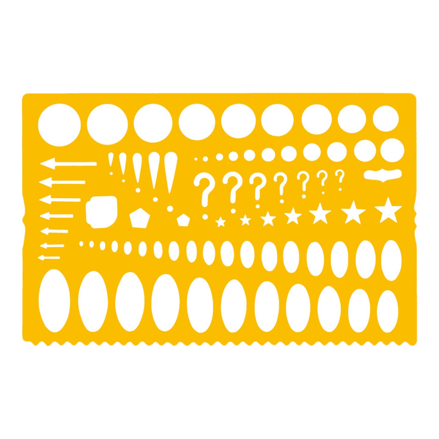 1-843-0073／テンプレート NO.73 カット定規