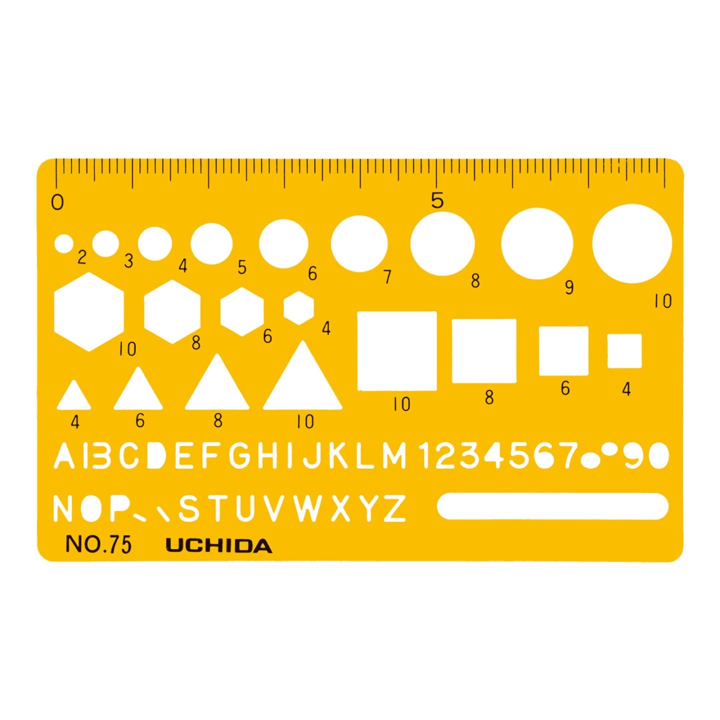 1-843-0075／テンプレート NO.75 カードサイズ