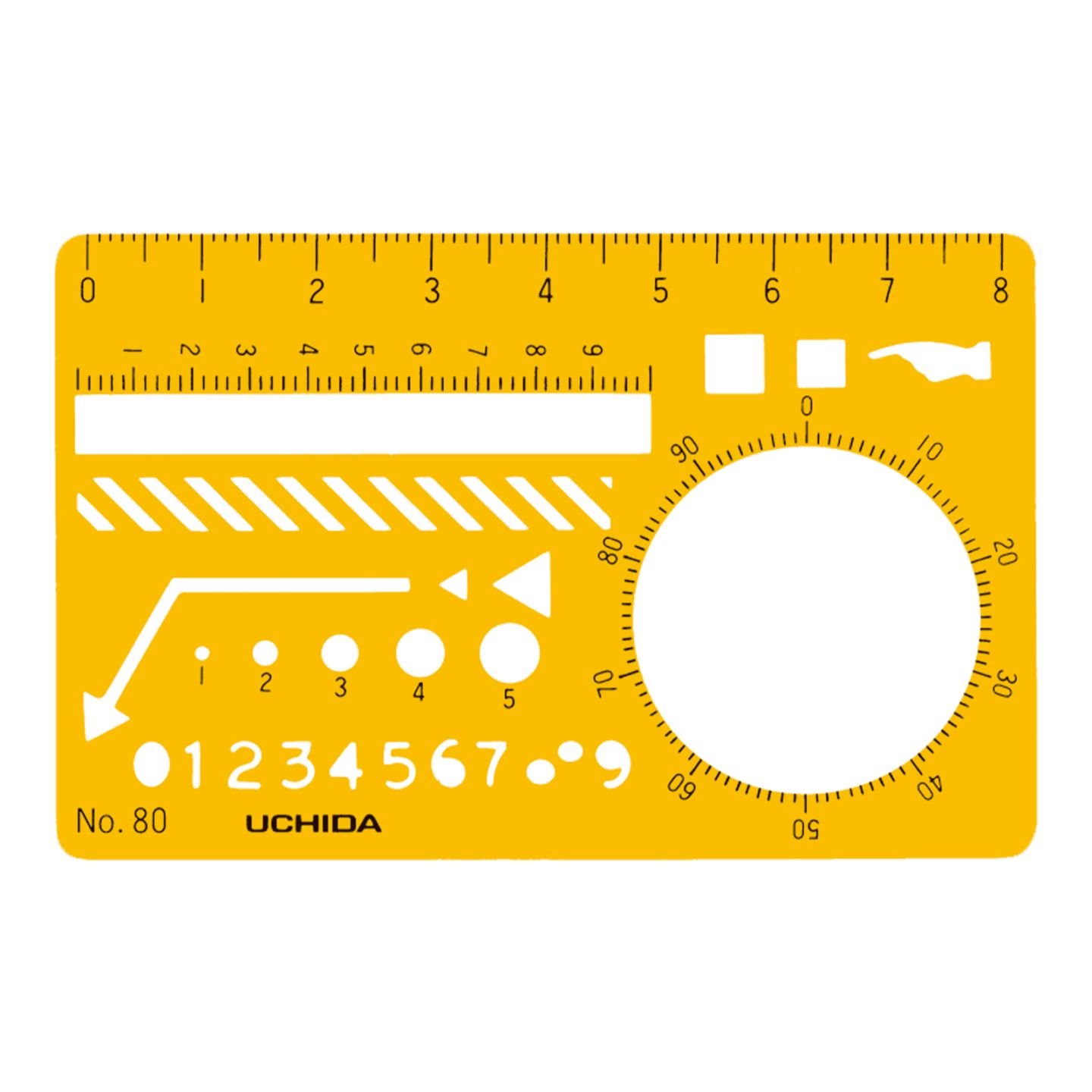 1-843-0080／テンプレート NO.80 カードサイズ