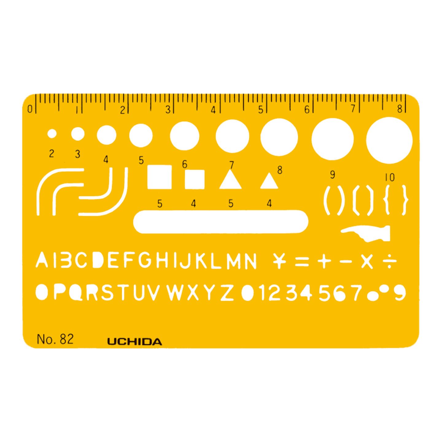 1-843-0082／テンプレート NO.82 カードサイズ