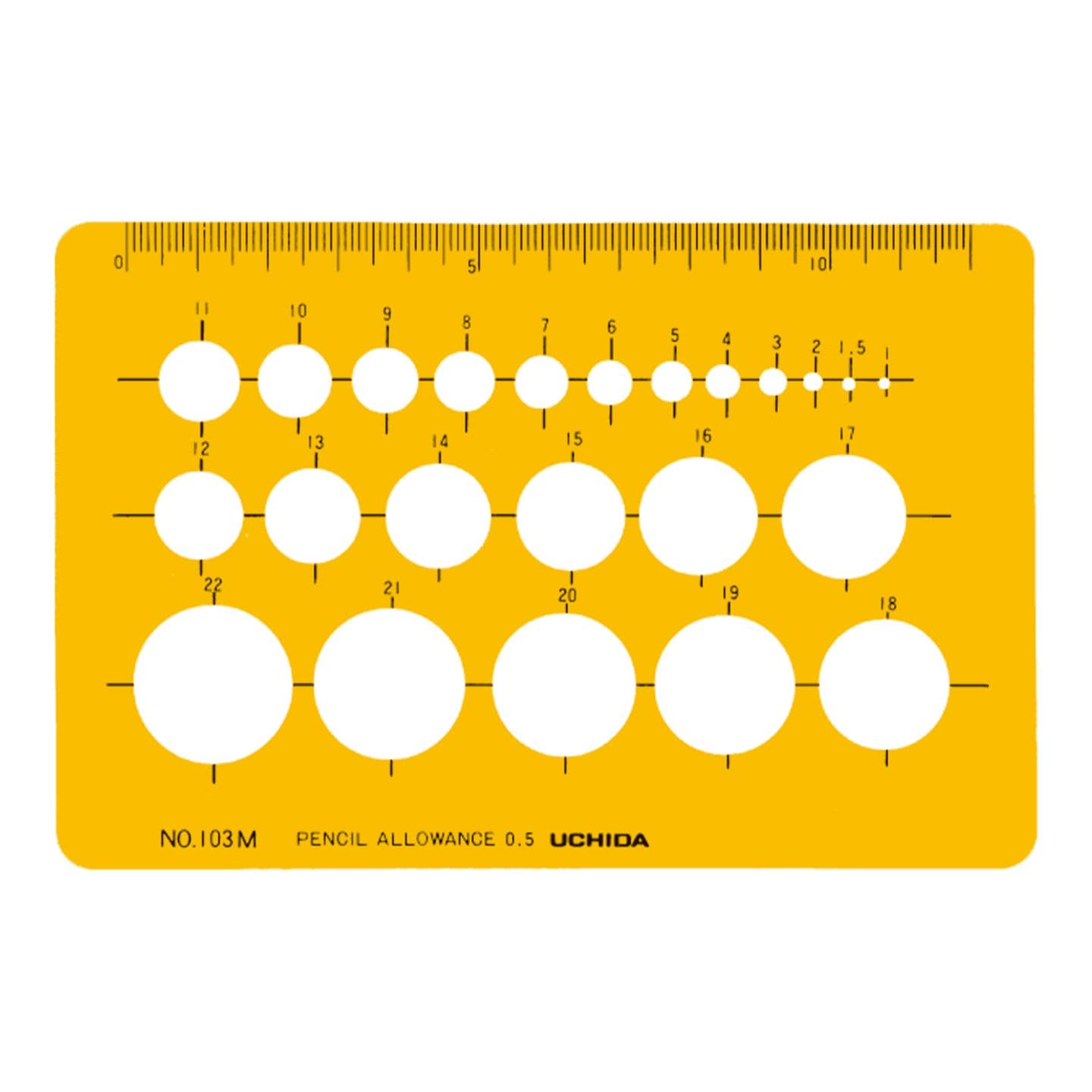 1-843-0113／テンプレート NO.103M 円定規