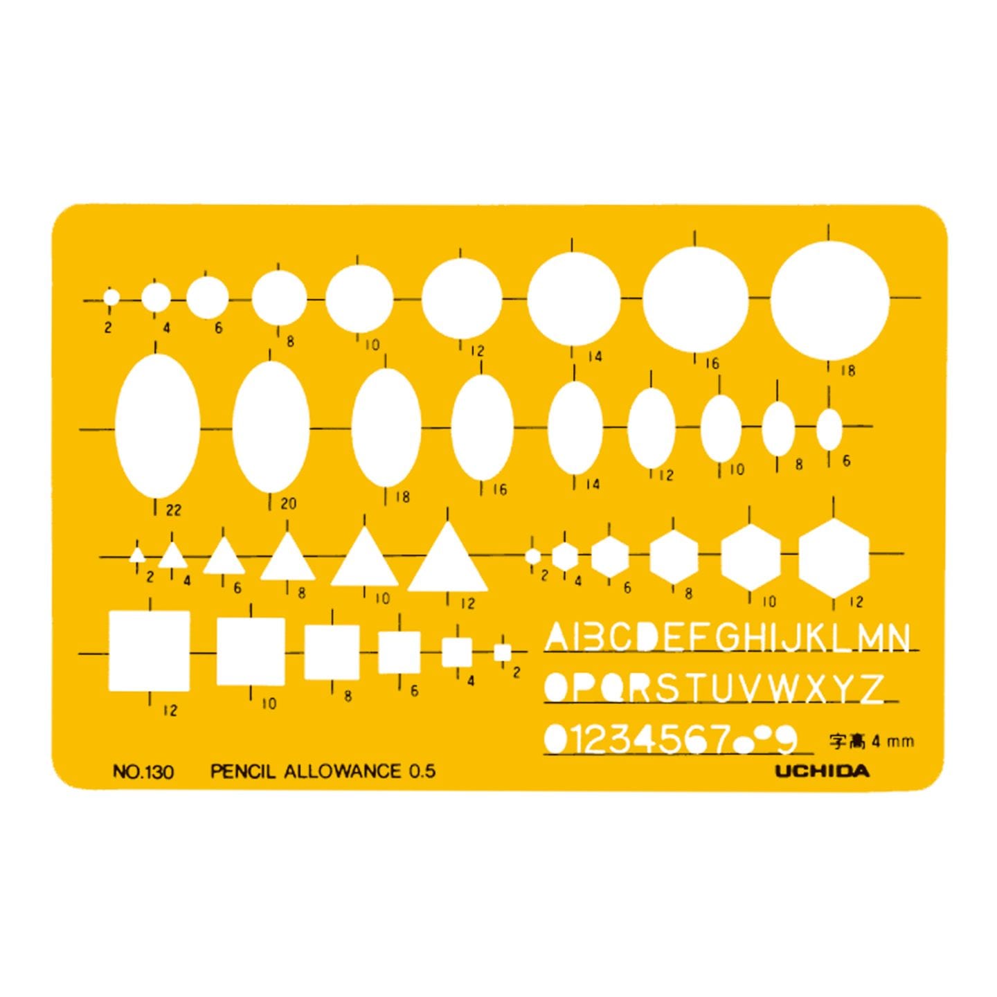 1-843-0130／テンプレート NO.130 組合せ定規