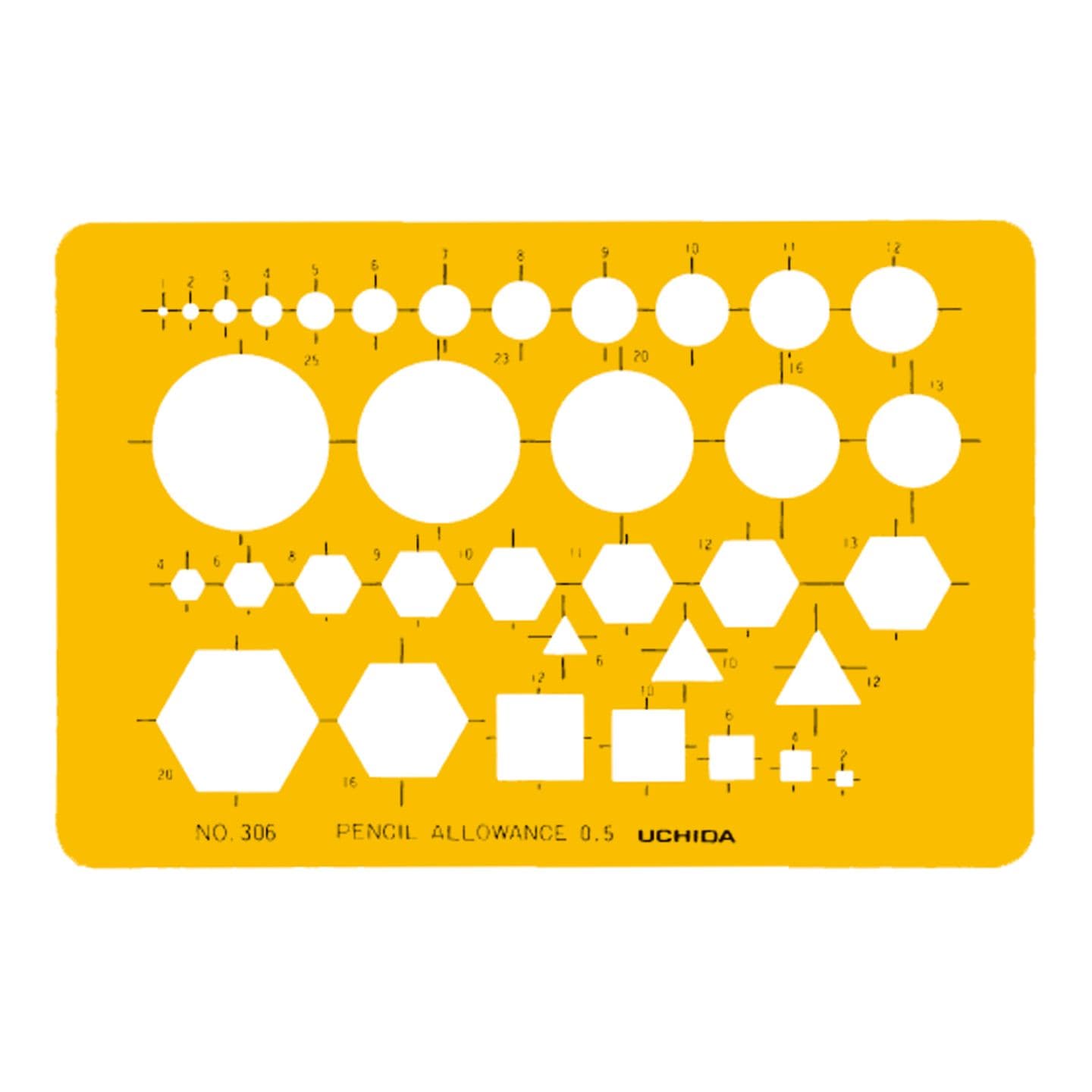 1-843-0306／テンプレート NO.306 ボルトナット