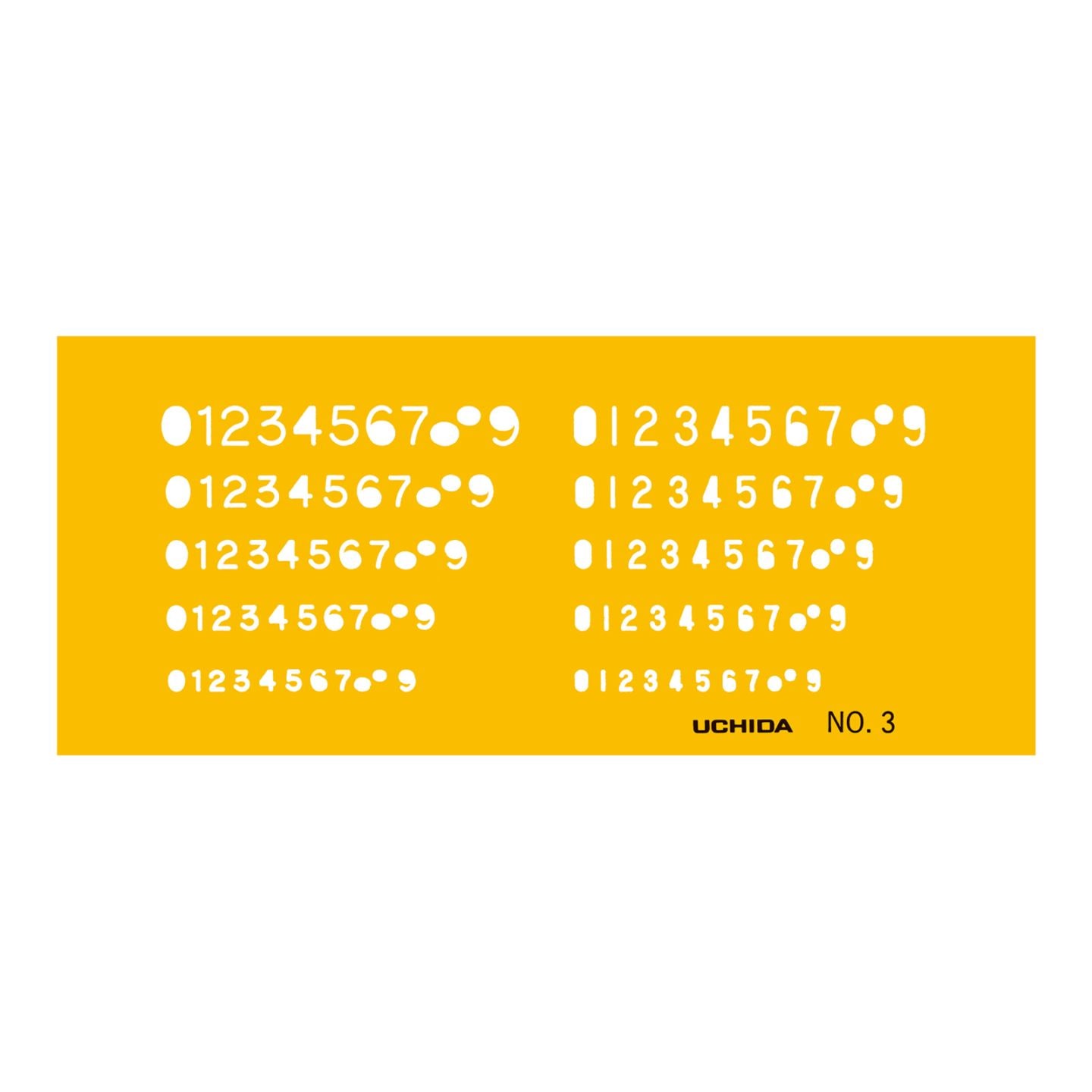 1-843-1003／テンプレート NO.3 数字