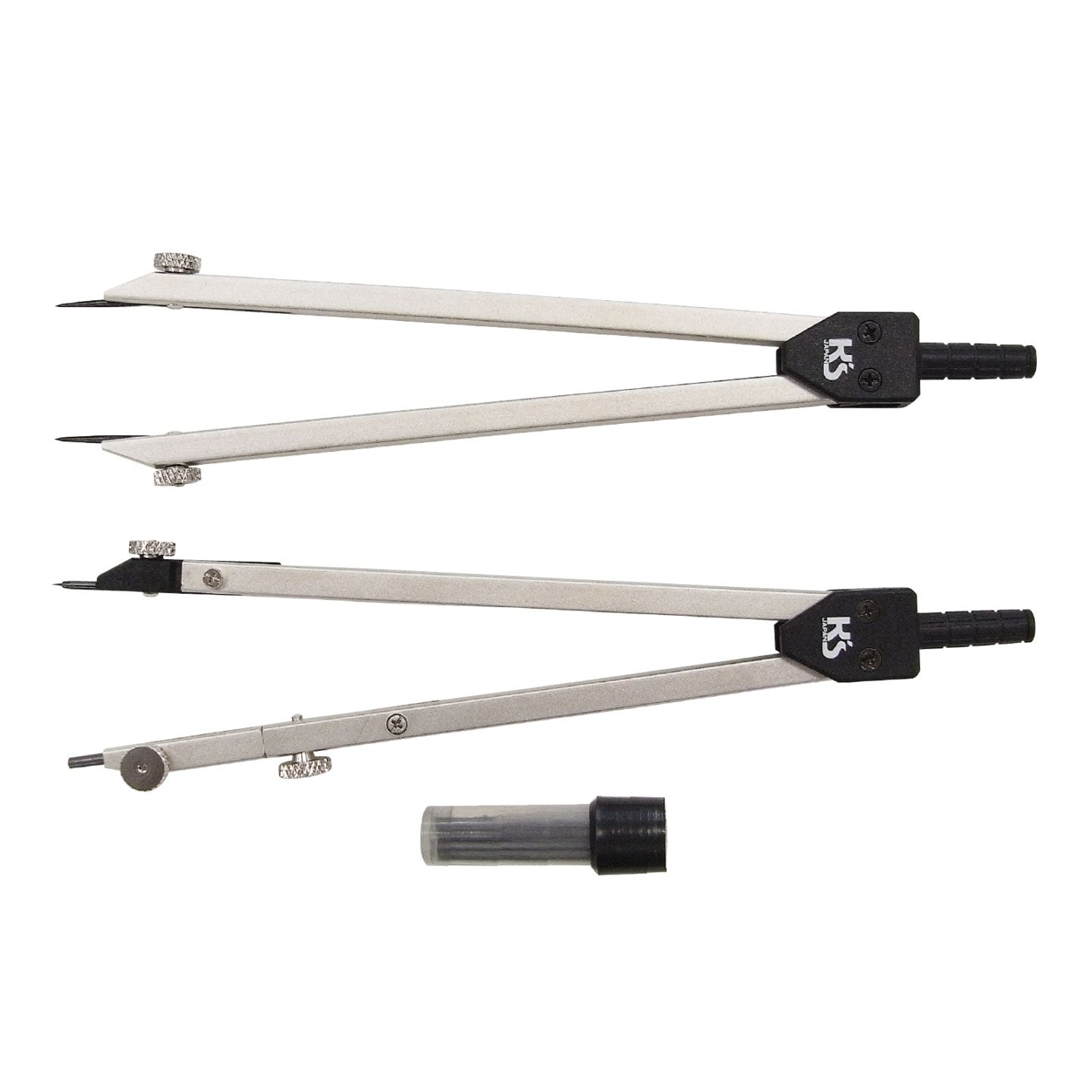 210-0009／船舶試験用差替コンパス・デバイダー２本組 大型（85S）