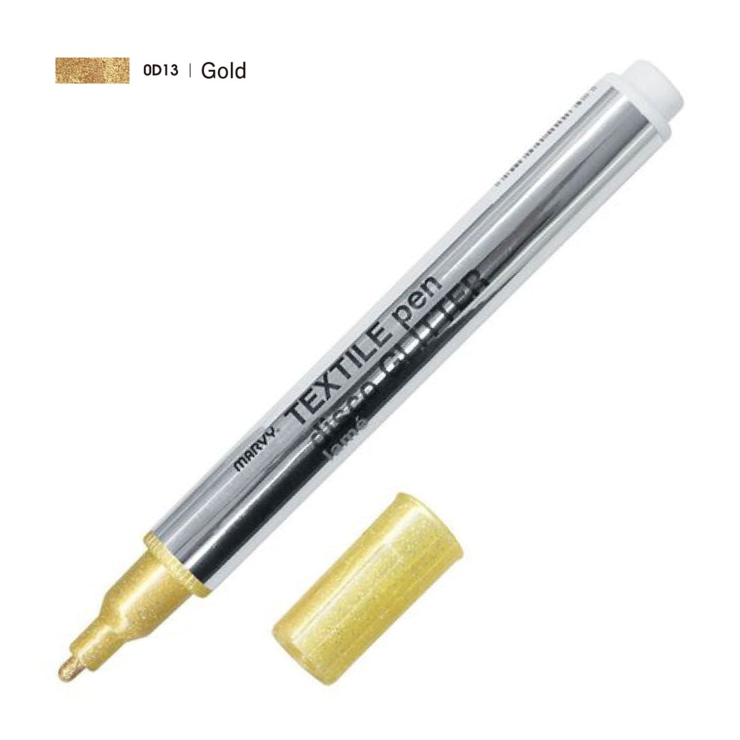 TEXTILE pen disco GLITTER ゴールド