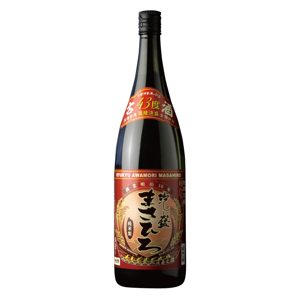 一升瓶】本場泡盛 古酒 『まさひろ』43度 比嘉酒造